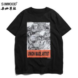 SIMWOOD Summer New Chinese style t-shirt men hip h